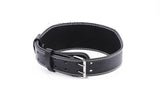 Leather Weightlifting Belt Gym Fitness Powerlifting Back Support  Belt - fitople