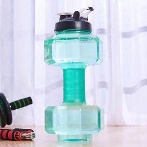 Dumbbell Shape Gym Water Bottle - fitople