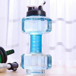 Dumbbell Shape Gym Water Bottle - fitople