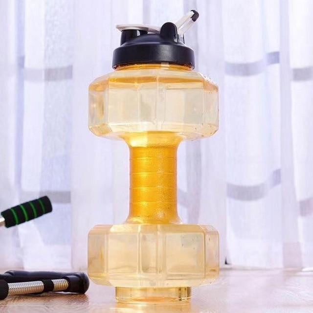 Dumbbell Shape Gym Water Bottle - fitople