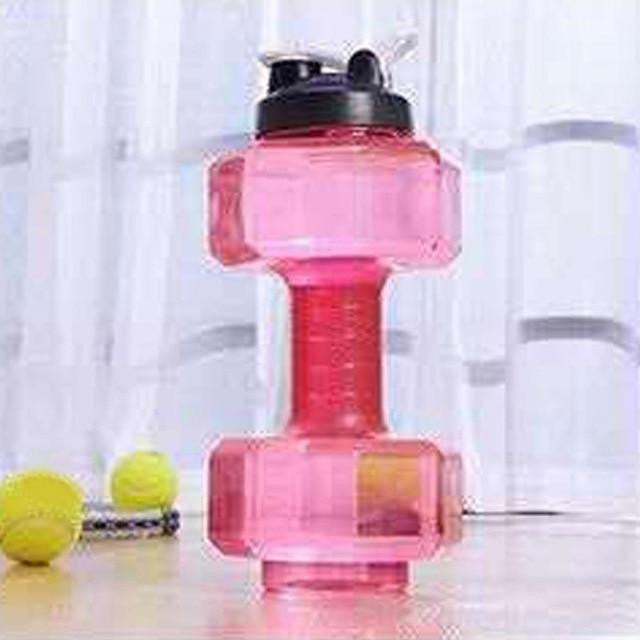 Dumbbell Shape Gym Water Bottle - fitople