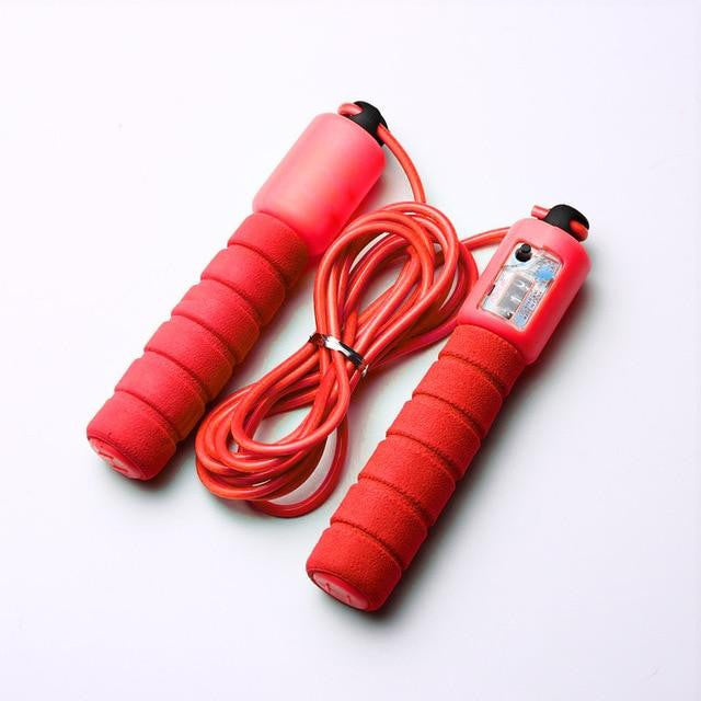 Sports Fitness Adjustable Fast Speed Counting Jump Skip Rope - fitople