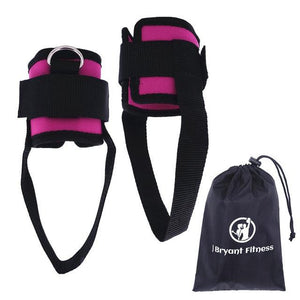 Fitness Exercise Resistance Band Ankle Straps - fitople