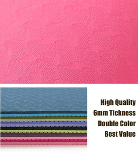 Thick Double Color Non-slip Yoga Mat - fitople