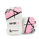 Half Finger Kick Boxing Men Women Gloves - fitople