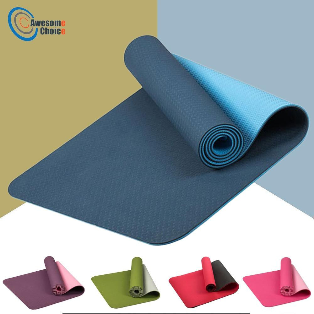 Thick Double Color Non-slip Yoga Mat - fitople