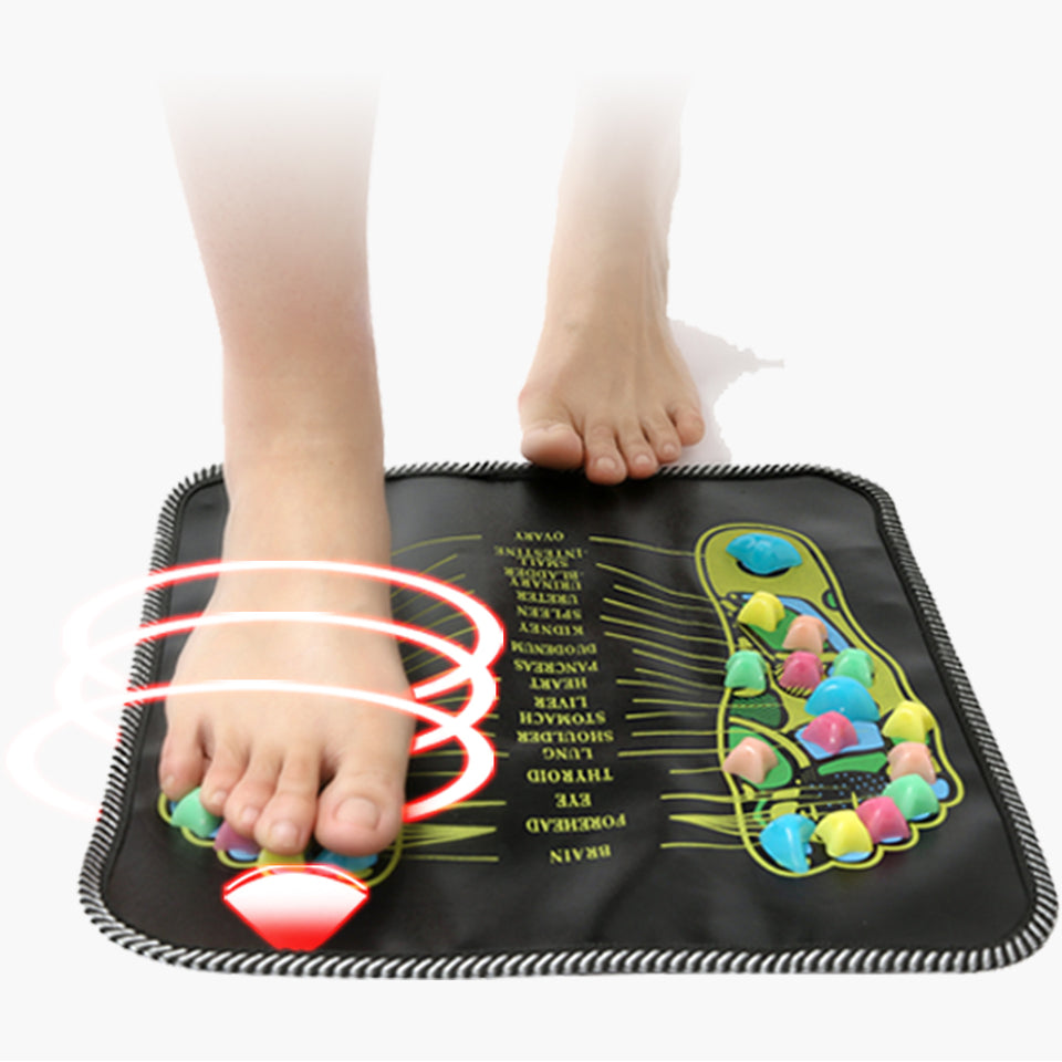 Foot Reflexology Walk Stone Square Foot Massager - fitople